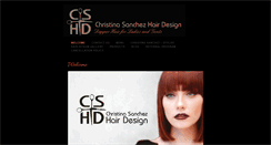 Desktop Screenshot of christinasanchezhairdesign.com